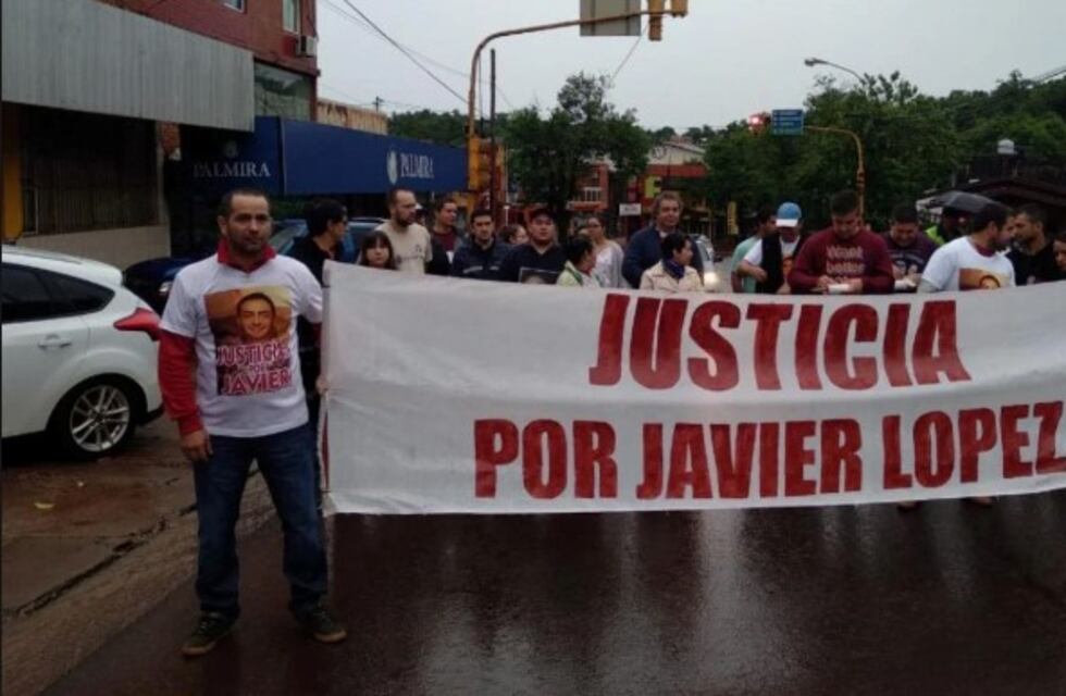 Un año sin Javier López: familiares marcharon por justicia