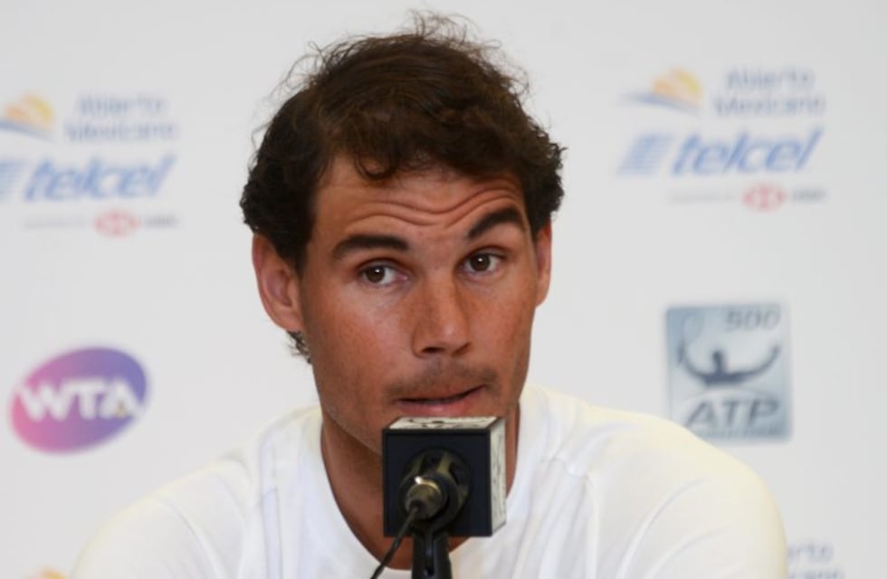 Nadal se bajó del ATP 500 de Acapulco por lesión