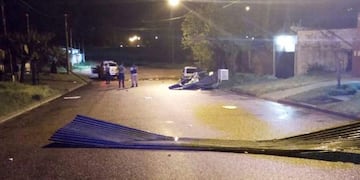 Fuerte tormenta de viento en General Acha (Portal 21)