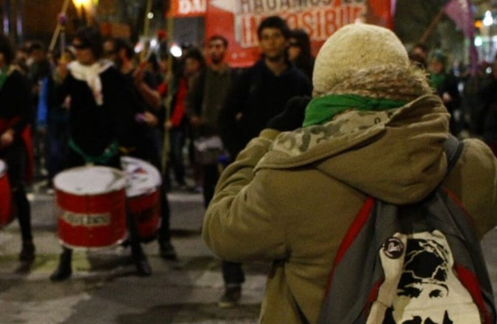 Tensa marcha en Córdoba, a un año de la desaparición de Santiago Maldonado