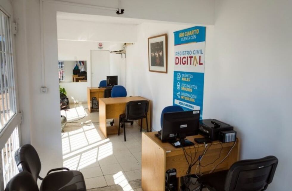 Nueva oficina del Registro Civil en Río Cuarto