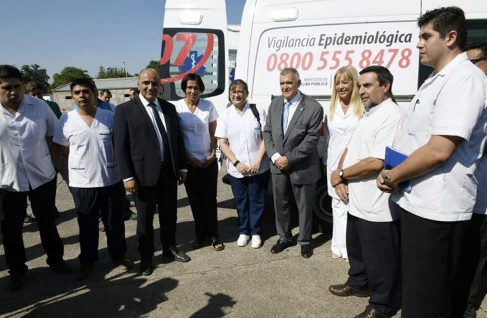 Manzur y Jaldo visitaron la Dirección General de Emergencias Sanitarias 107