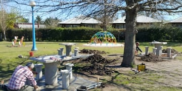 Plazas Gualeguaychú - Obras\nCrédito: MDG