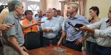 La relación con la Casa Rosada sigue marcada por el reclamo sobre la distribución de recursos\u002E