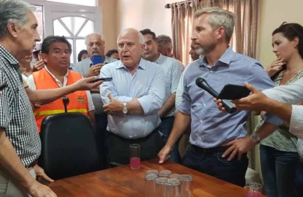Frigerio y Lifschitz recorrieron el norte santafesino para evaluar la situación de los inundados