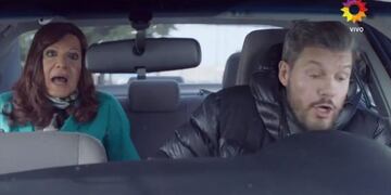 Cristina Kirchner personificada por Martín Bossi (el trece)