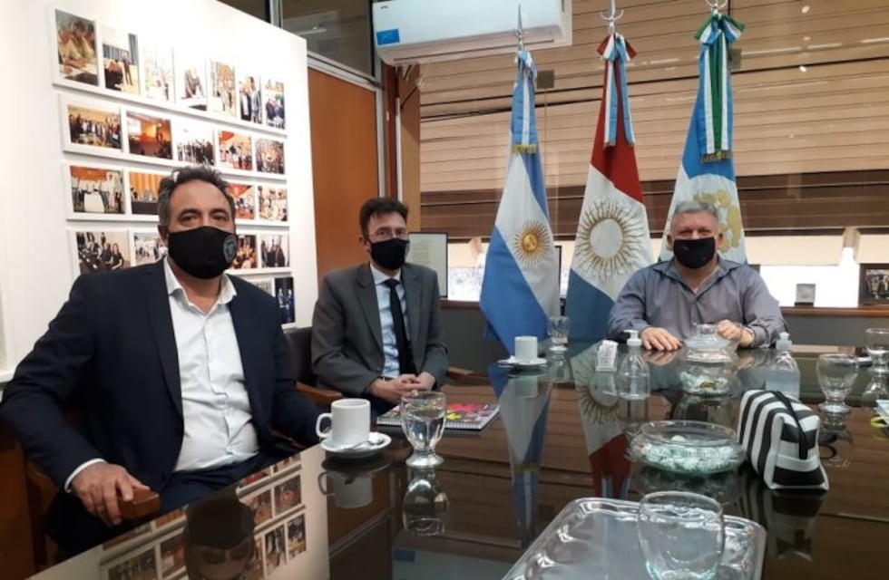 El intendente Benedetti se reunión con el Juez Martínez Demo y el secretario Zanotti