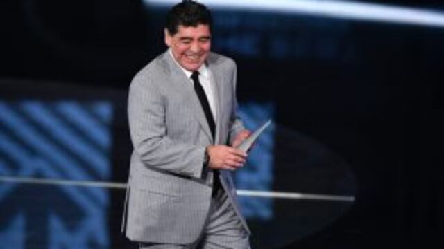 Maradona, picante como siempre hablu00f3 de FIFA y la AFA. (AFP)