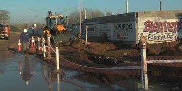 Bomberos Arroyito escape de gas