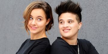 La actriz, Maite Lanata y Lautaro Giménez, el chico trans que la inspiró para interpretar al personaje de Juan (Clarín)