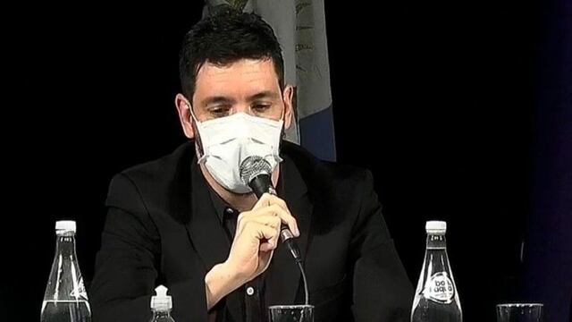 El intendente Marcos Ferrer.