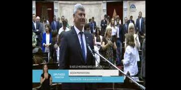 Ricardo Buryaile juro como diputado nacional hoy por la siesta