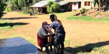 Doña Tere tiene 85 años y desde ahora los policías la visitarán diariamente\u002E