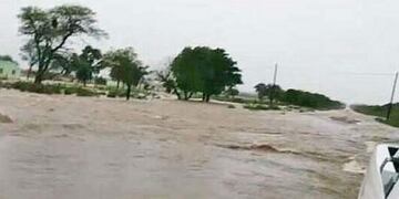 El temporal causó estragos y dejó aislados a los vecinos de Pozo del Toba\u002E