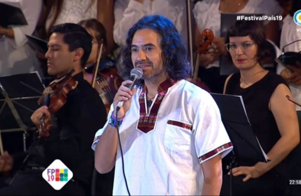 José Luis Aguirre participó del homenaje a Mercedes Sosa en Cosquín