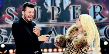 Leticia Brédice imitó a Susana Giménez en el Súper Bailando