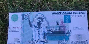 Billete de Messi