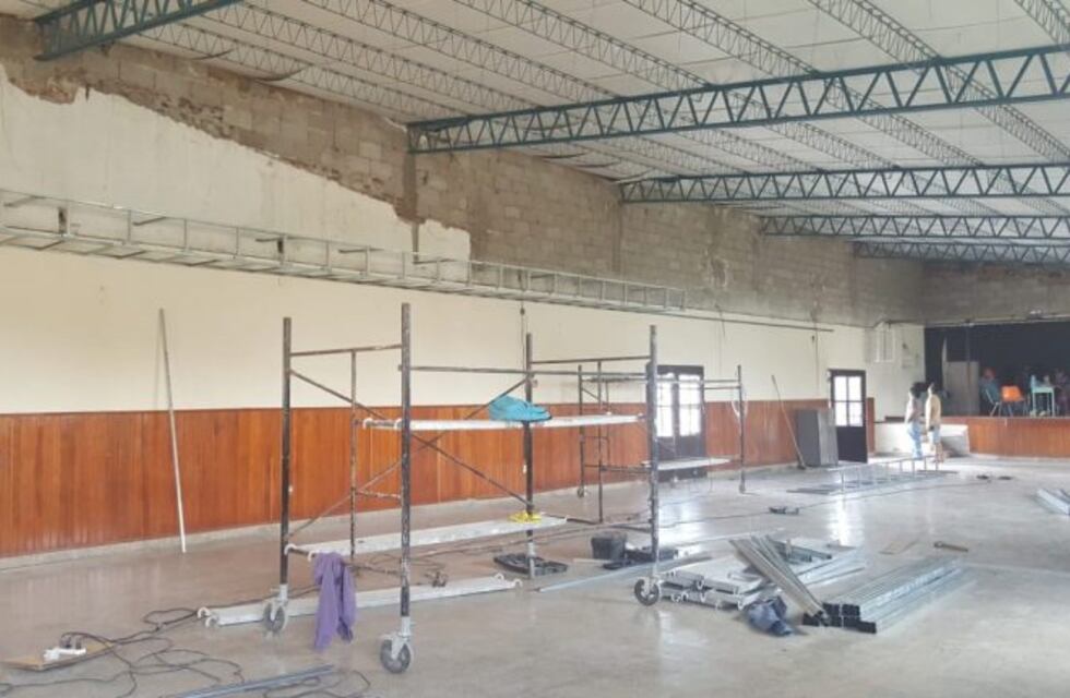 Muchas obras en marcha en escuelas del distrito