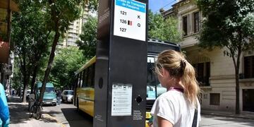 Paneles de consulta del transporte urbano de Rosario\u002E (Viaretail)
