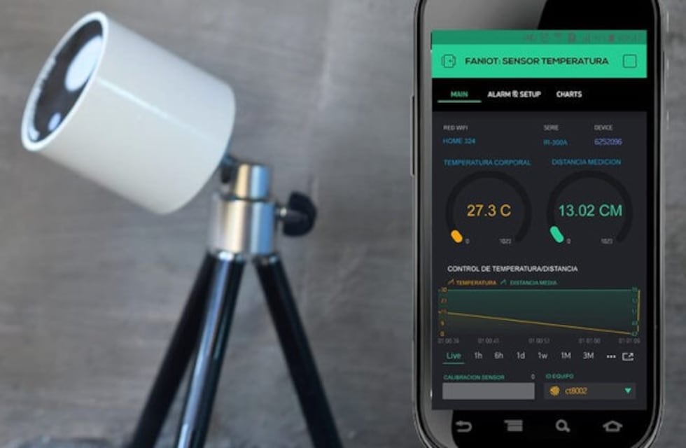 Misiones producirá termómetros infrarrojos