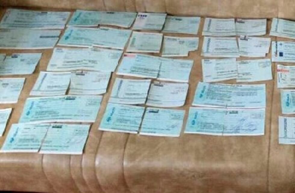 Desbaratan red de estafa con cheques robados y adulterados