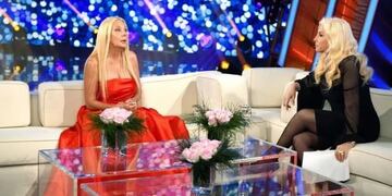 Mariana Nannis en el living de Susana\u002E