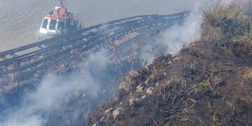 El fuego comenzó a propagarse el sábado antes del mediodía\u002E (@gustavozignago)