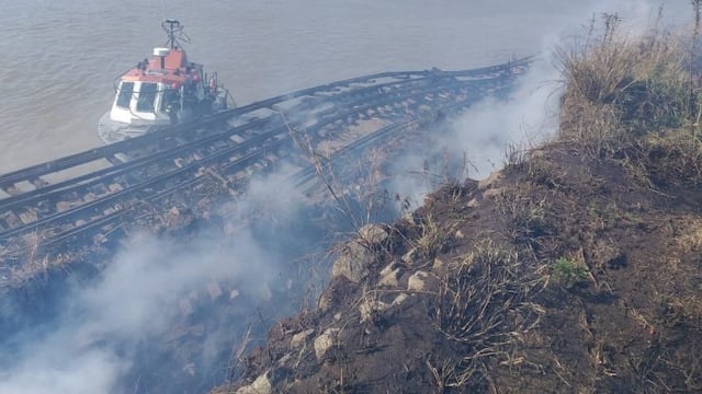 El fuego comenzó a propagarse el sábado antes del mediodía\u002E (@gustavozignago)