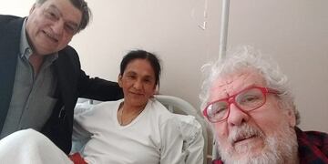 Milagro Sala antes de recibir el alta médica