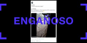 El video de la calle inundada es en Belgrano, no en el sitio donde Macri dijo que no se inunda más