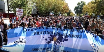 Multitudinario acto se llevó a cabo en luján de Cuyo por los \