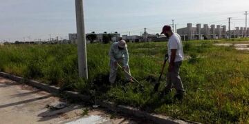 Vecinos se hicieron cargo de la limpieza municipal