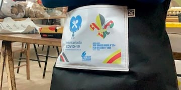 Scouts de Arroyito participan del voluntariado nacional por el Covid-19