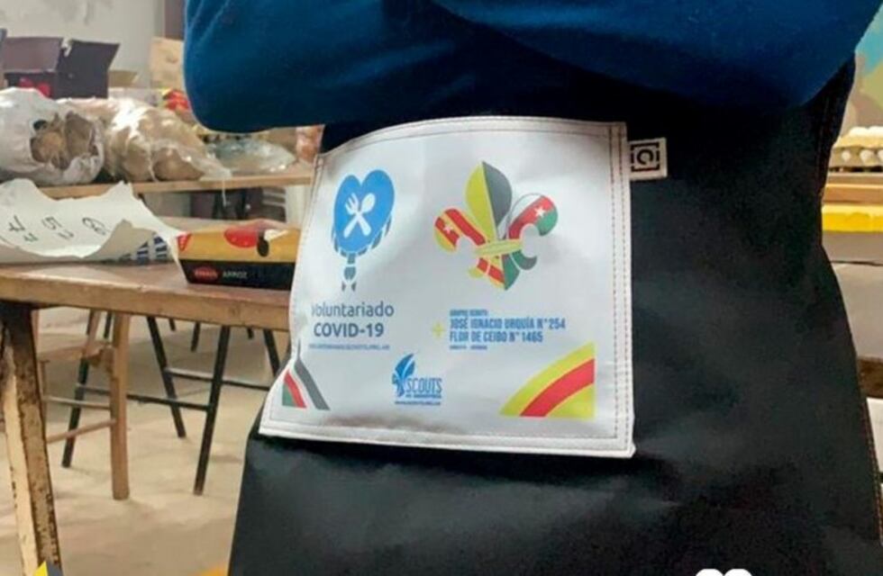 Scouts de Arroyito participan del voluntariado nacional por el Covid-19