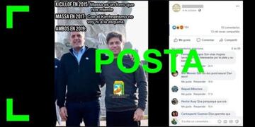 Es cierto que, cuando no eran aliados, Kicillof insultó a Massa, quien rechazaba volver al kirchnerismo\u002E (Reverso)