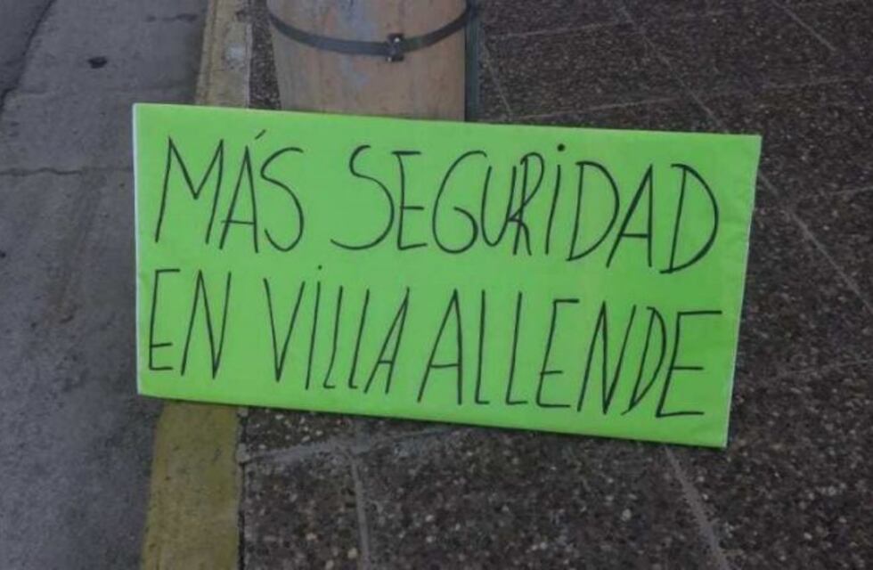 Vecinos de Villa Allende piden seguridad