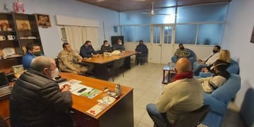 El comité de crisis de Alvear evaluando los pasos a seguir\u002E