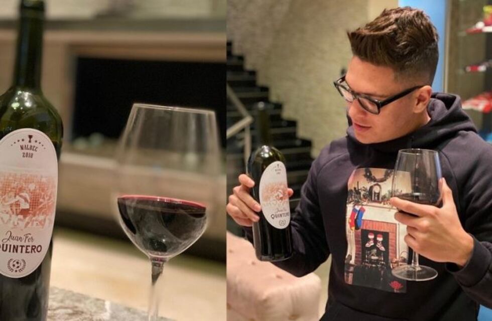 Juanfer Quintero sacó su propio vino y es mendocino