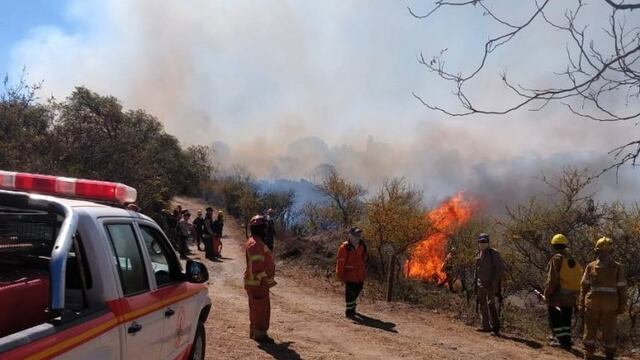 Incendios forestales en diferentes regiones de la provincia de Córdoba\u002E (Foto: Gobierno de Córdoba)\u002E