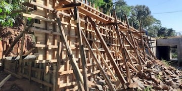 Construyen una alcantarilla en el Arroyo Ramón Ayala