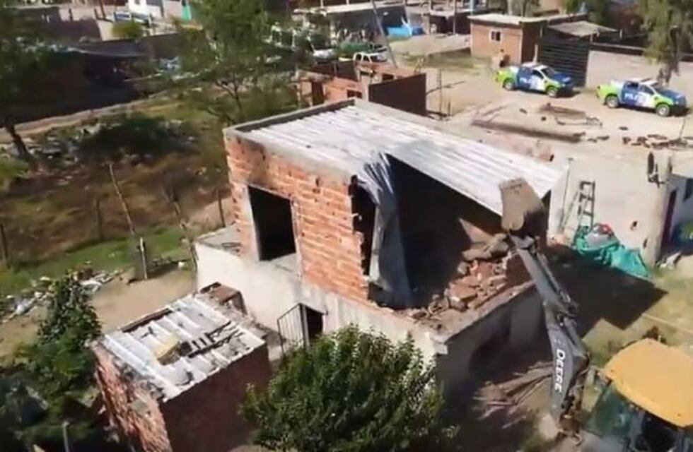 Derribaron un búnker de drogas en La Matanza