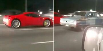 Picada entre un Falcon y un Ferrari (Web)