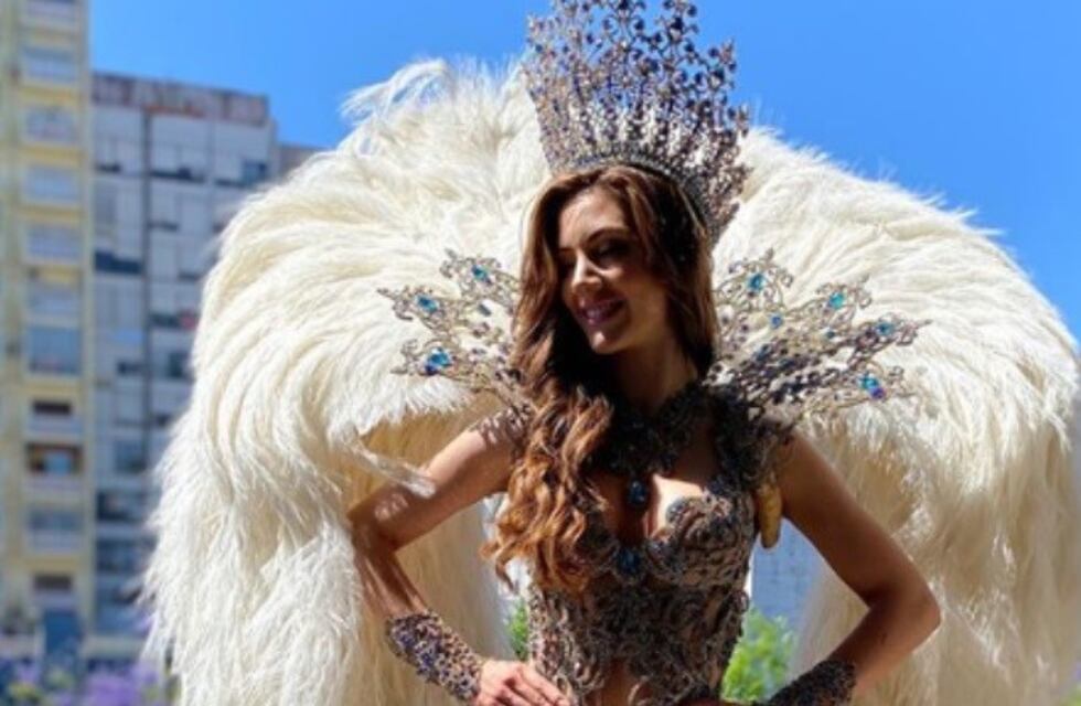 Las Cataratas se lucen en el traje de la candidata argentina a Miss Universo