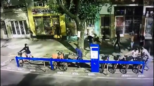 El acto de vandalismo ocurrió en la esquina de Francia y La Paz\u002E (Captura de pantalla)