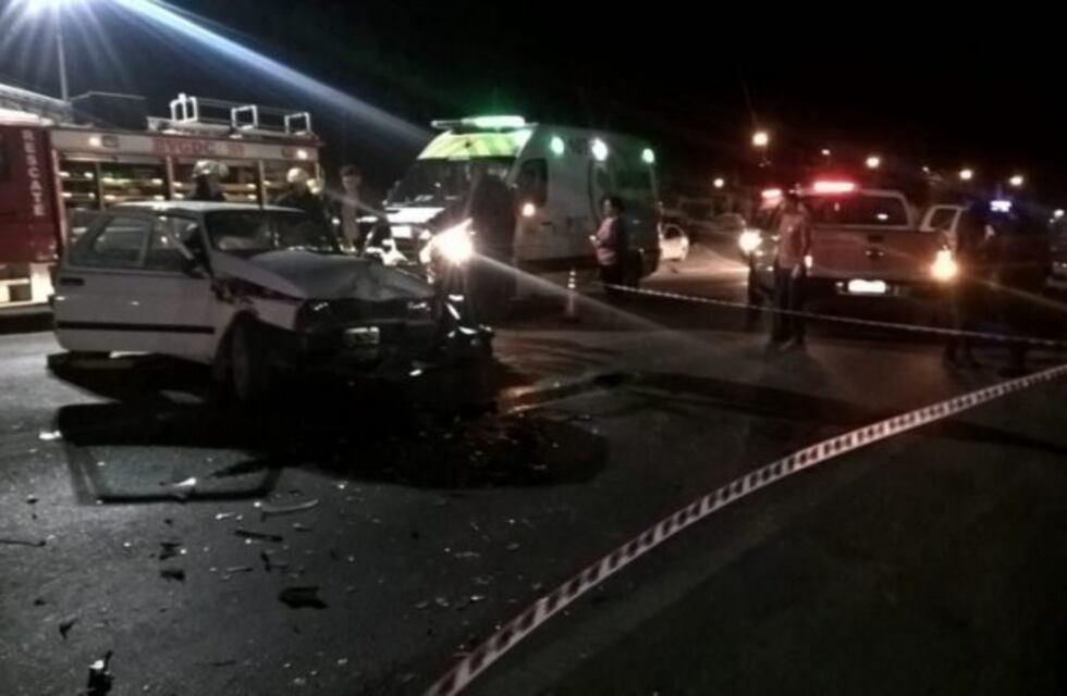 Un fuerte accidente de tránsito en la ruta 3 dejó cuatro heridos