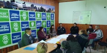 Reunión con cooperativas (Foto: Radio Chubut)\u002E