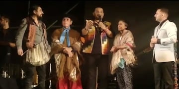 Lucio Rojas agradeció al Concejo de Ancianos de Amaicha por su ayuda (Vía Tucumán)