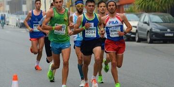 Ulises Sanguinetti, Maratón Mar del Plata 2019 (facebook/mas aire)