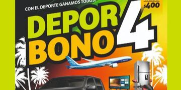 Cuatro clubes de Puerto Iguazú recibieron números del Deporbono para recaudar fondos