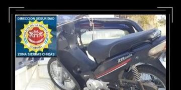 La Calera: moto secuestrada\u002E
